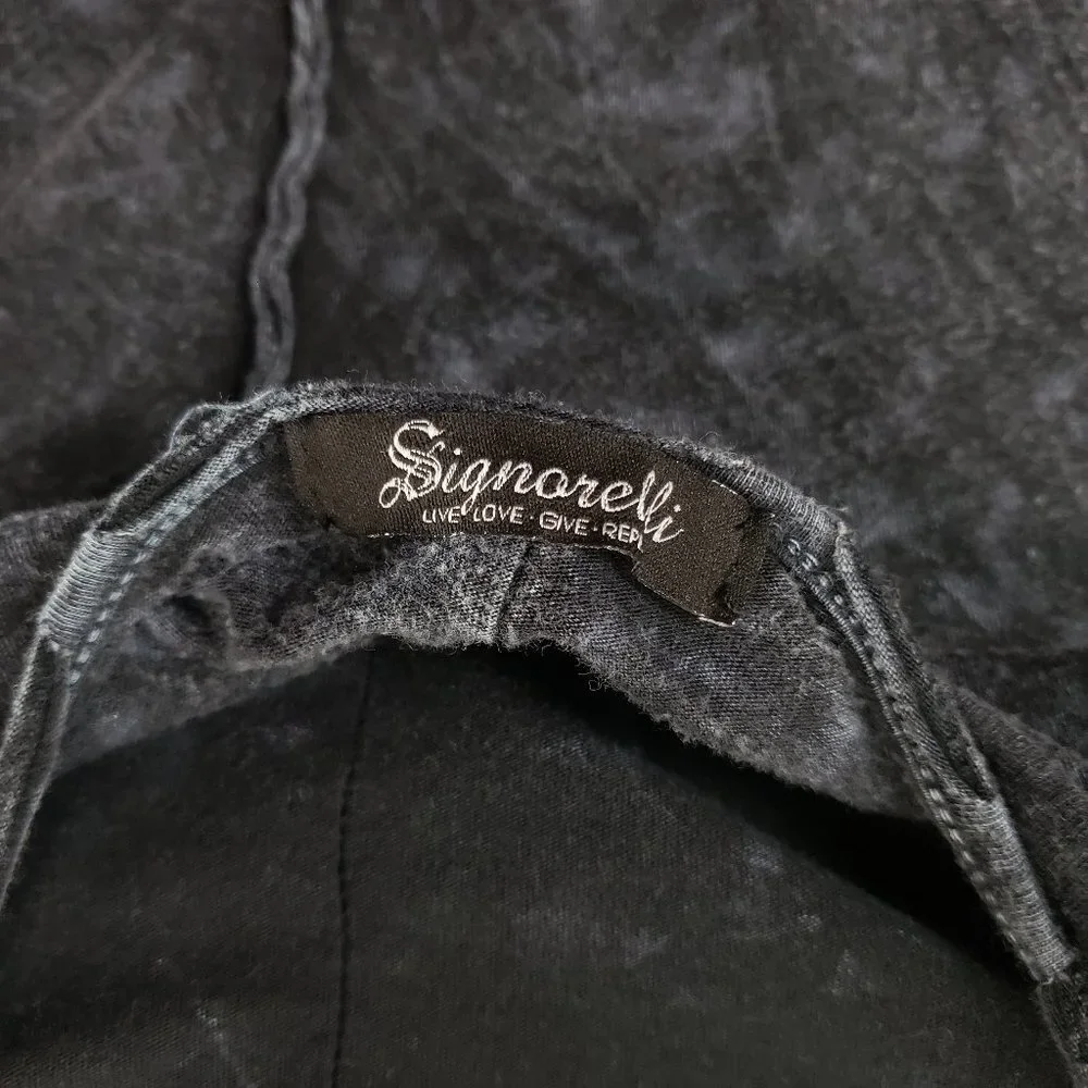 Signorelli Washed Out Distressed Graphic Bohemian Top Medium - Picture 11 of 12